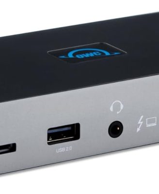 OWC 11-Port Thunderbolt Dock with 4 Ports, 4 USB Ports, Ethernet, Audio, and Card Reader Functionality for Thunderbolt 3 Mac or Thunderbolt 4 PC